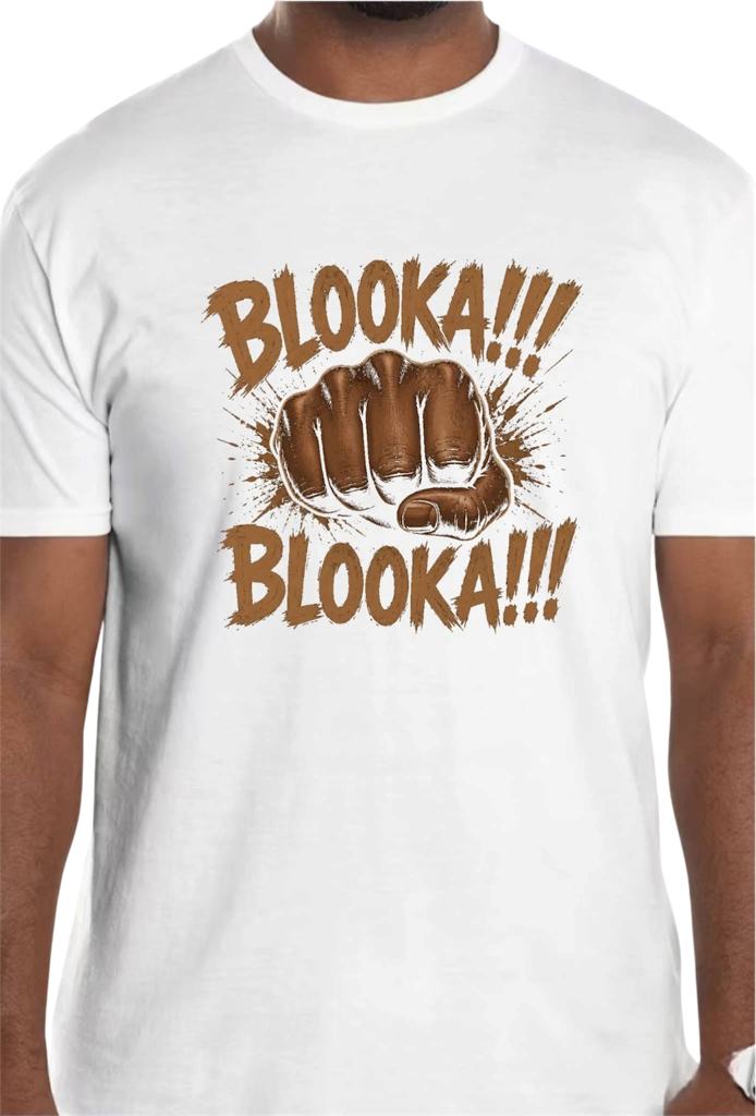 BLOOKA!! Street Boxing Tee (White)